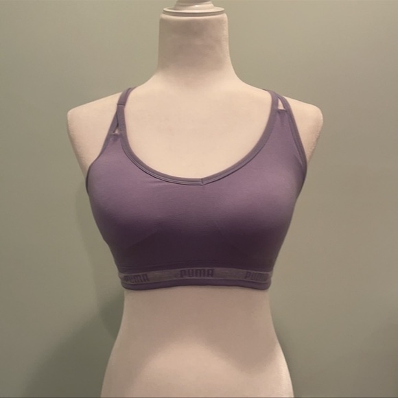 Puma Lilac Purple Woman’s Sports Bra Size Medium - Picture 8 of 10